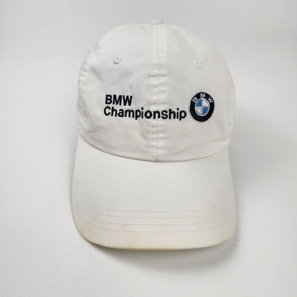 2019 BMW Championship Medinah White Adjustable Golf Hat Cap Ahead Classic Cut